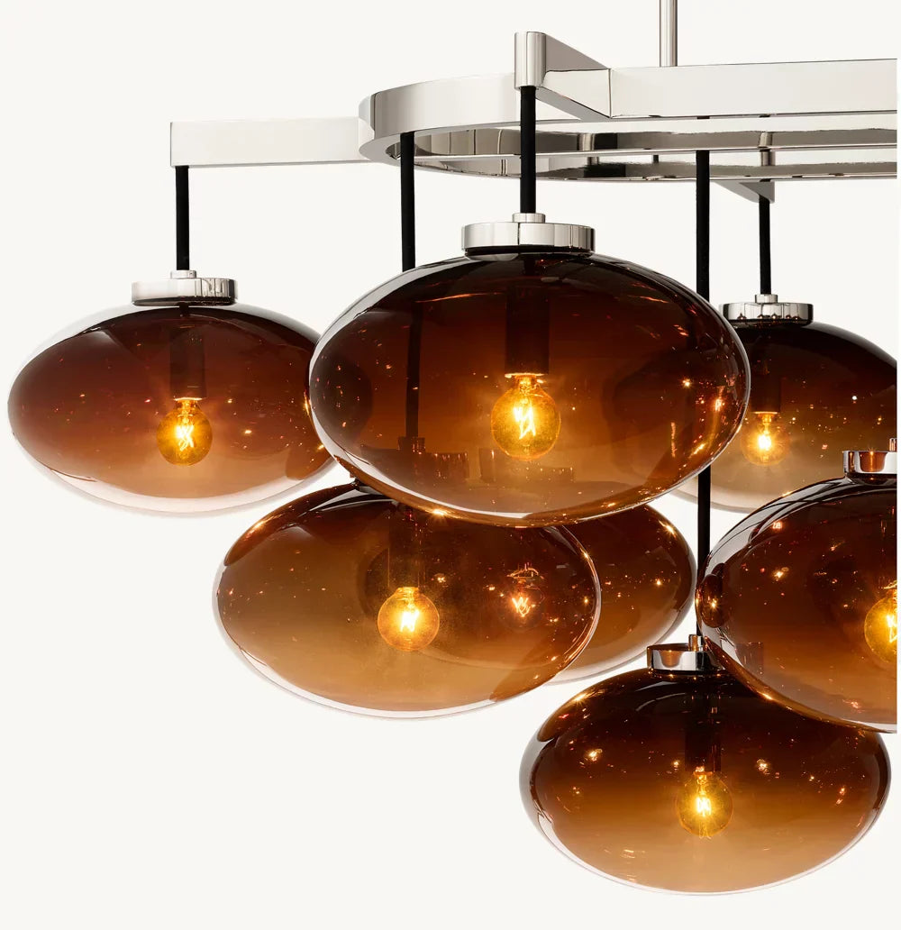 Cabrette Linear Chandelier 54"-MEET LIGHTING