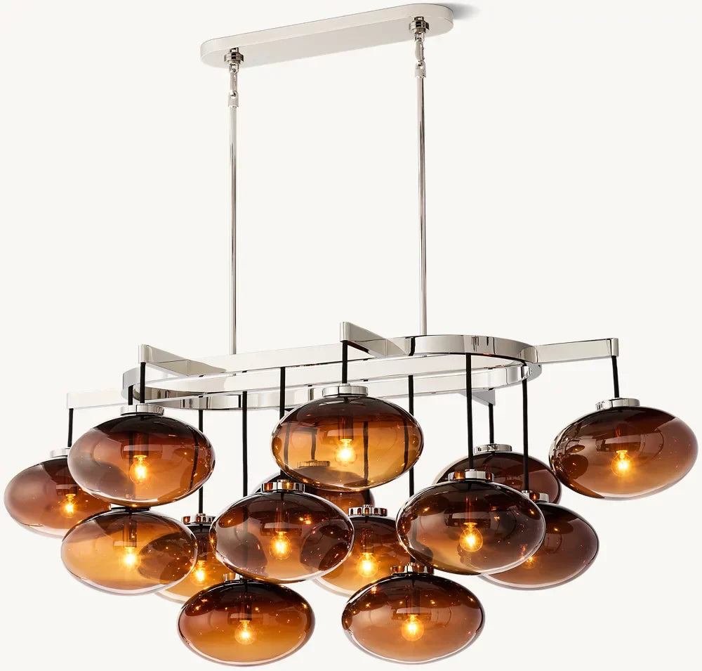 Cabrette Linear Chandelier 54"-MEET LIGHTING