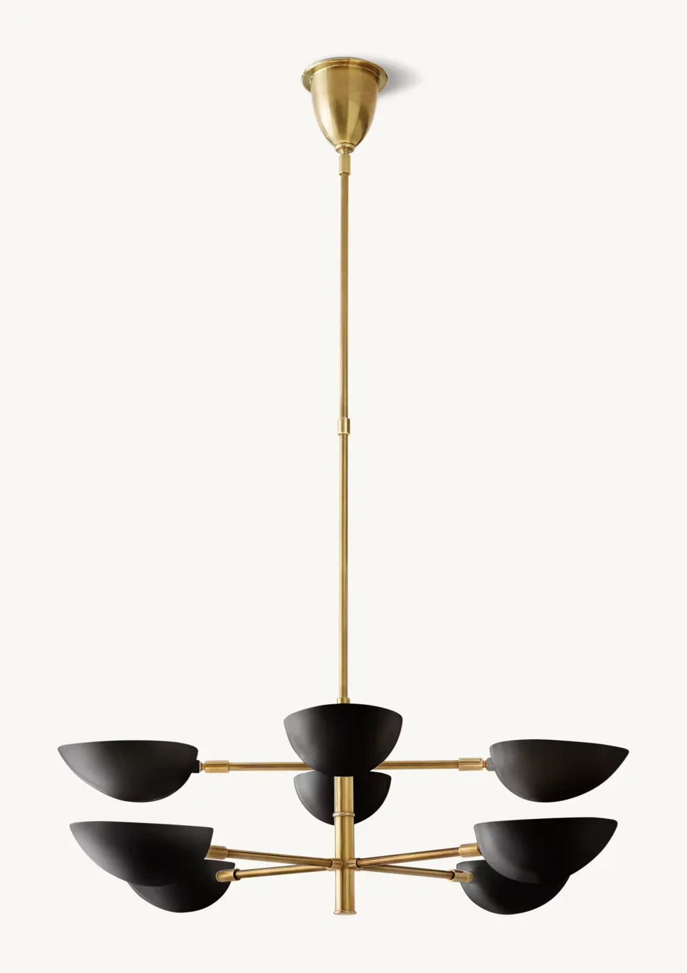 GRAPHIC CHANDELIER 38"