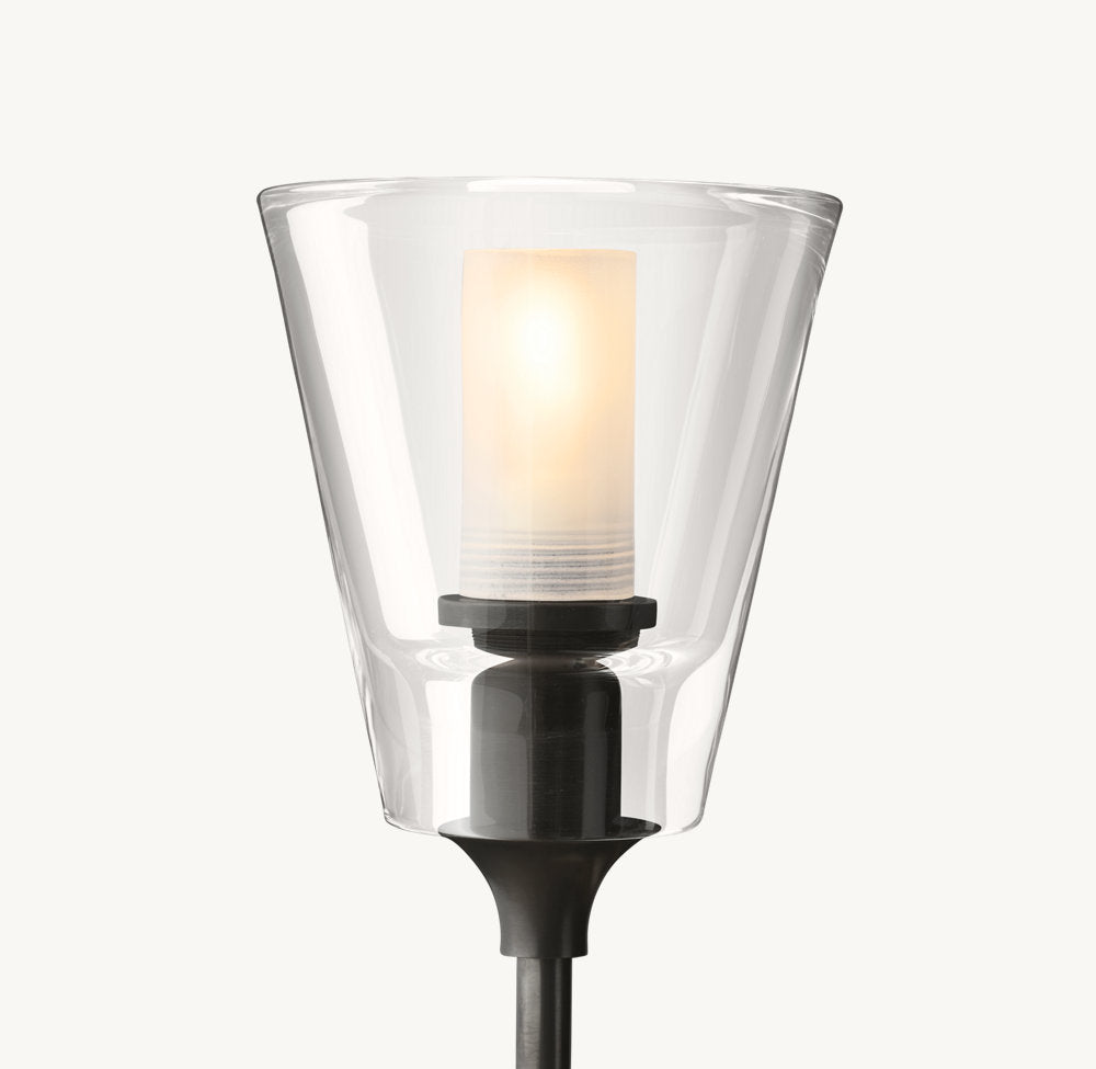 TORCHE DE VERRE ROUND CHANDELIER 70"