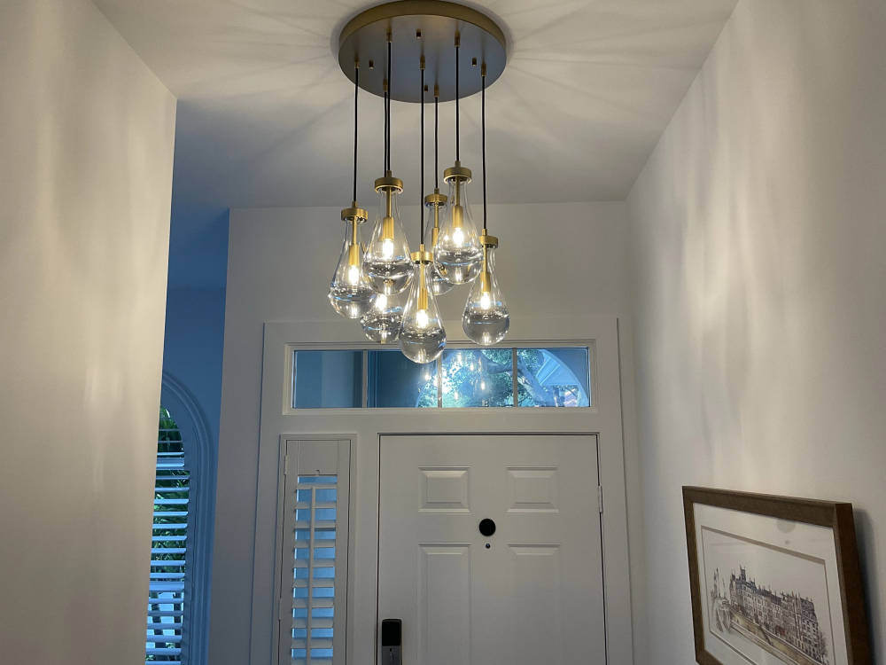 Modern Luxury Raindrop Round Chandelier,Raindrop Pendant Chandelier