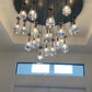 Modern Luxury Raindrop Round Chandelier,Raindrop Pendant Chandelier