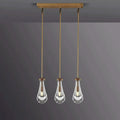 Raindrop Linear Chandelier 3-Light 22''
