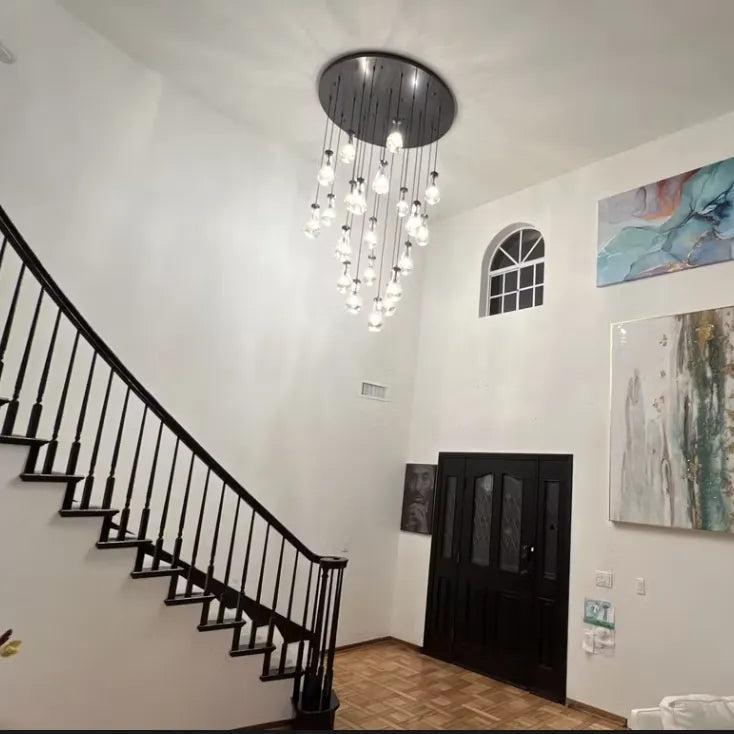 Raindrop Round Chandelier 18"