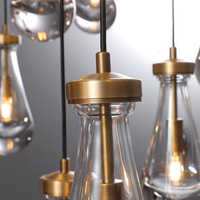 Raindrop Round Chandelier 18"