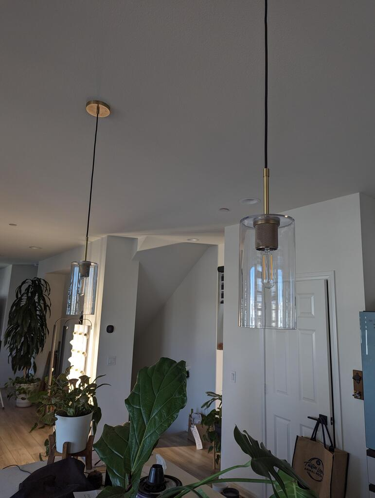 Ravelle Modern Glass Pendant Light