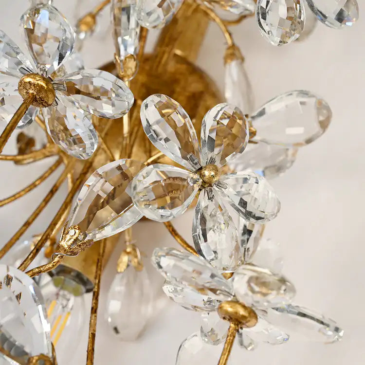 Fiore 2-Light Crystal Wall Sconce