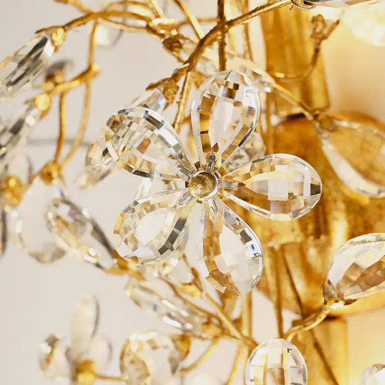 Fiore 2-Light Crystal Wall Sconce