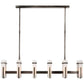 Alabaster Ian Malik Large Linear Chandelier