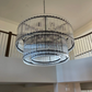 Santa Round Crystal Chandelier 60" 48" 37" 22"