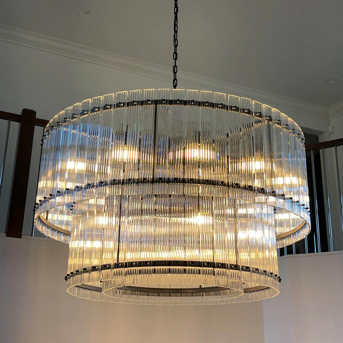 Santa Round Crystal Chandelier 60" 48" 37" 22"