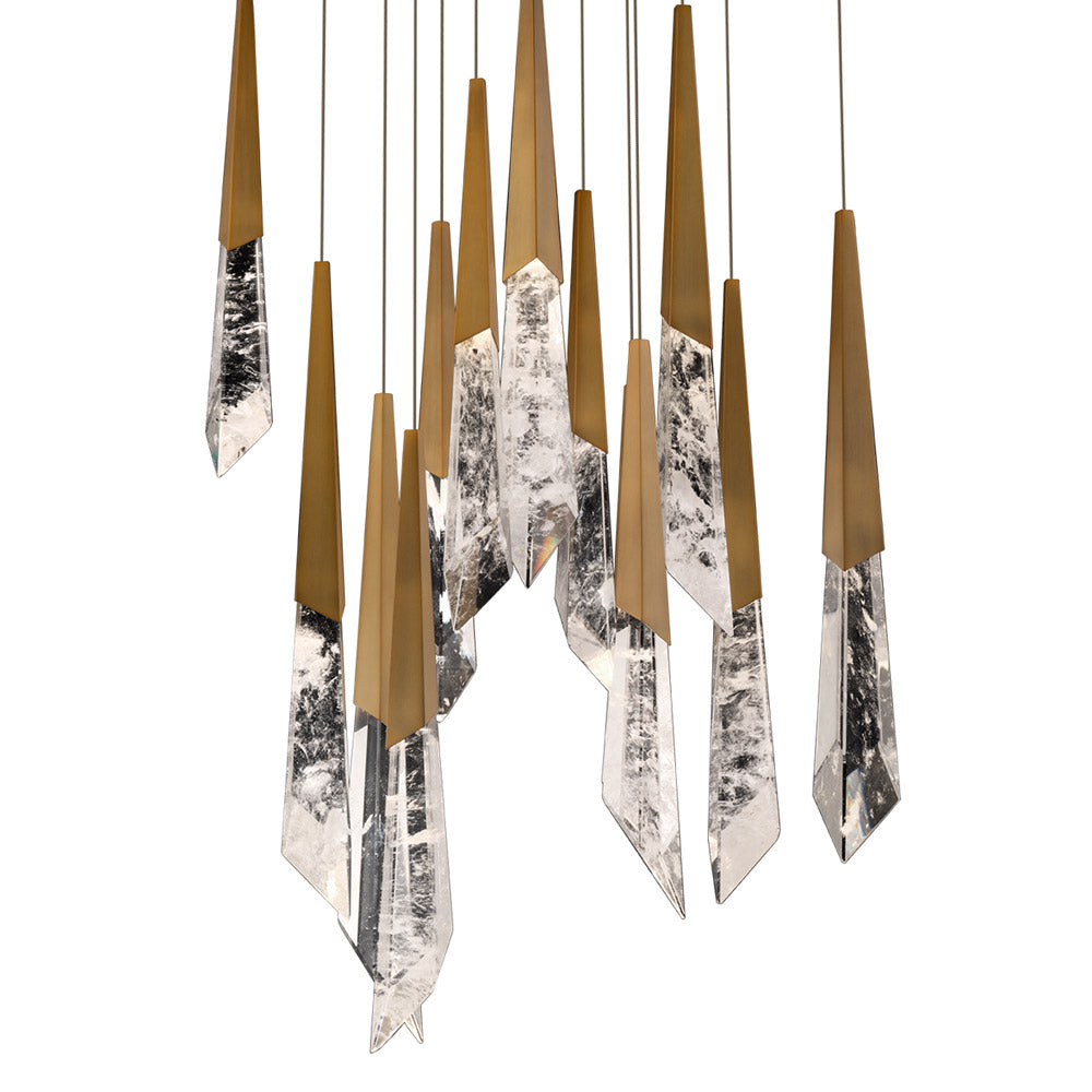 Solitude Square LED Multi Pendant Light in Detail.