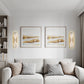 Melange Elongated Alabaster Wall Sconce 20''H 28''H Alabaster Linear Wall Sconce