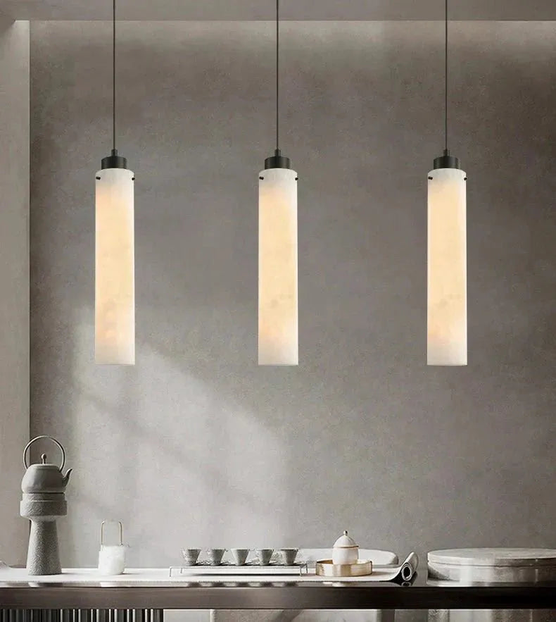 Simple marble pendant lamp - meetlighting