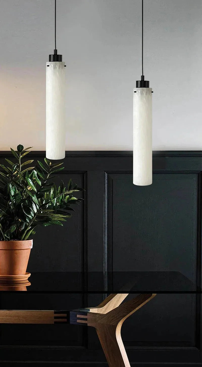 Simple marble pendant lamp - meetlighting