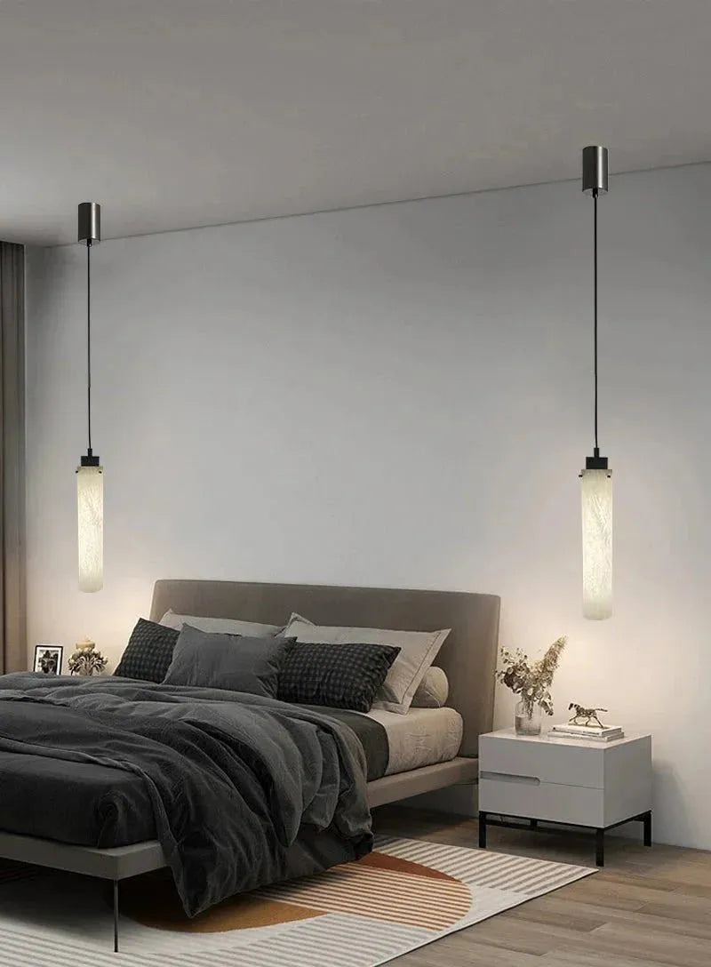 Simple marble pendant lamp - meetlighting