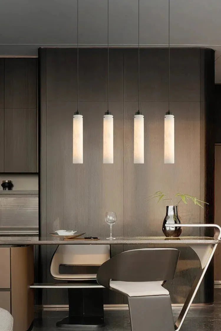 Simple marble pendant lamp - meetlighting