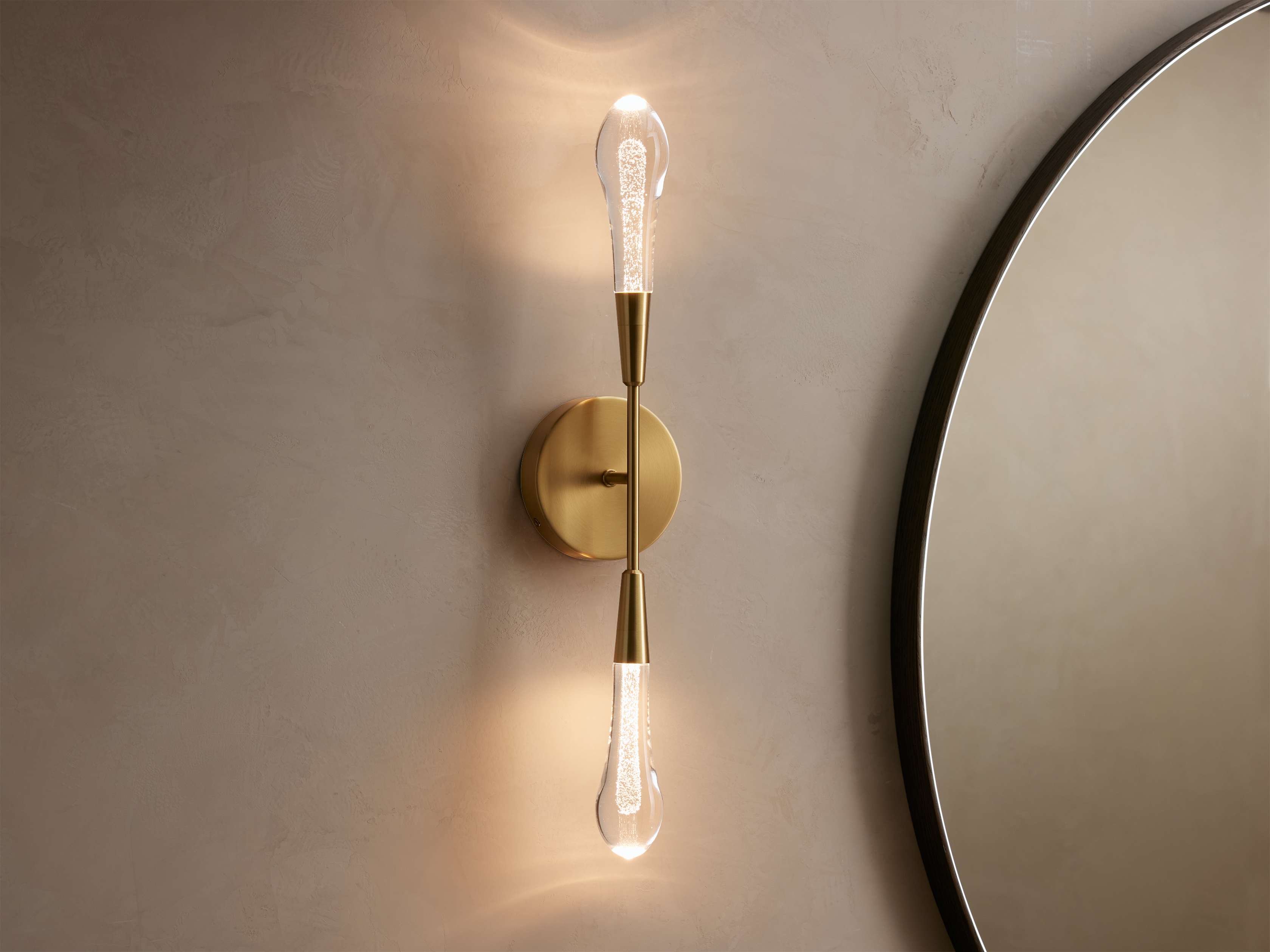 Soltaire Double Sconce Modern Wall-Mounted Light Fixture
