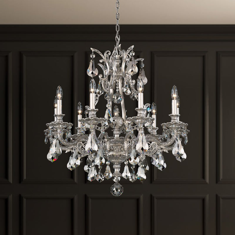 Meet Crystal 6949 Sophia 9-lt 28" Chandelier