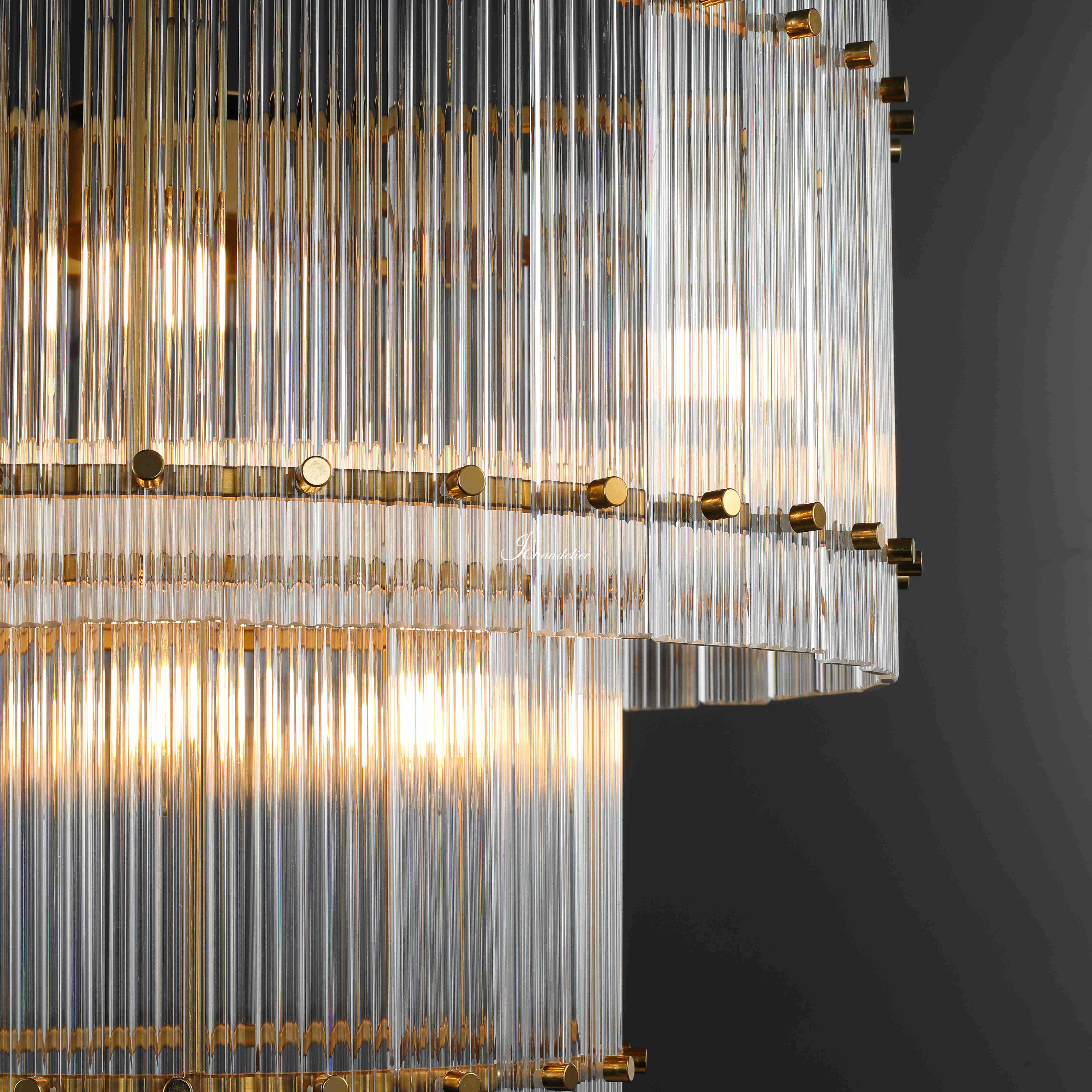 Sun Marco 2-Tier Round Chandelier 22"