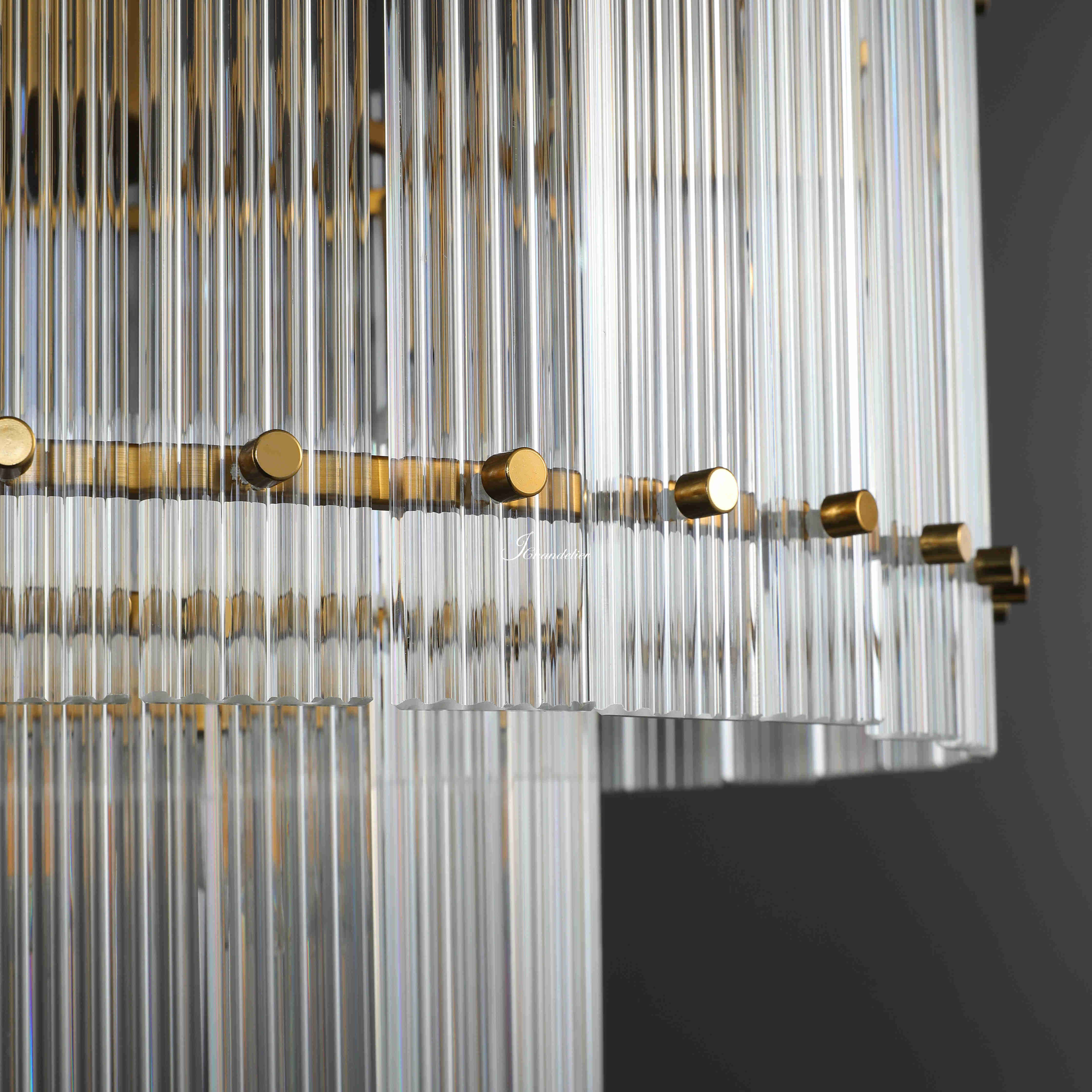 Sun Marco 2-Tier Round Chandelier 22"