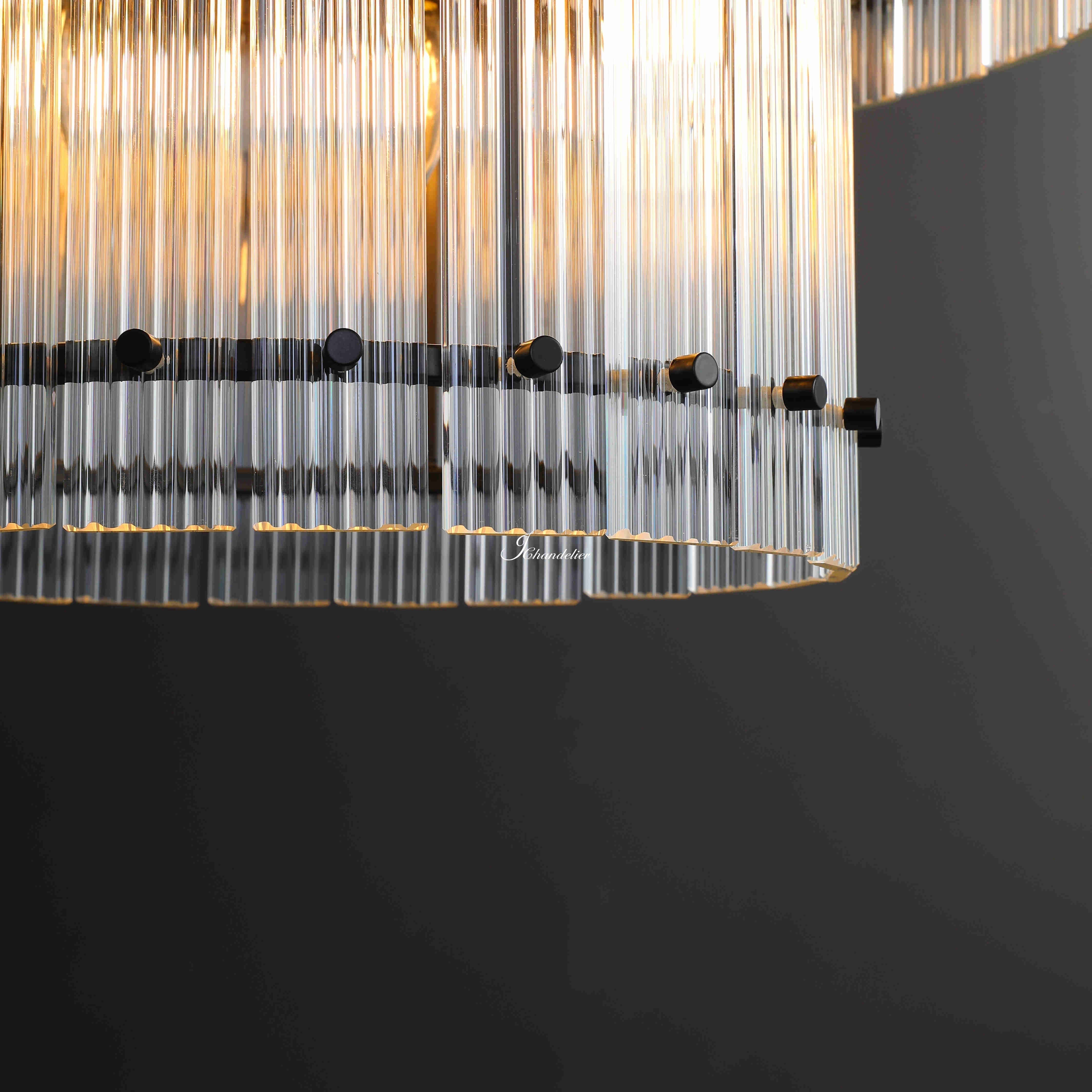 Sun Marco 2-Tier Round Chandelier 37"