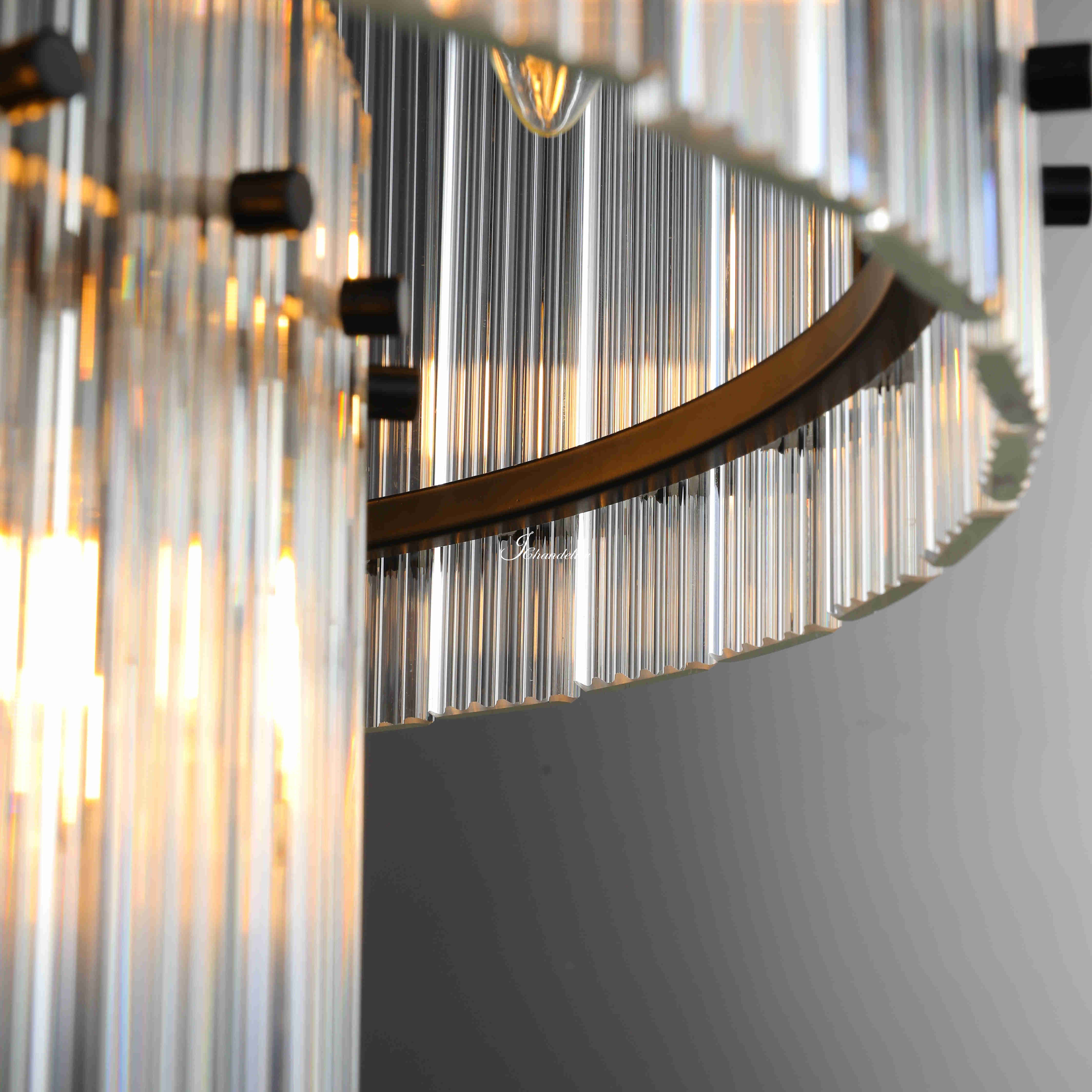 Sun Marco 2-Tier Round Chandelier 37"