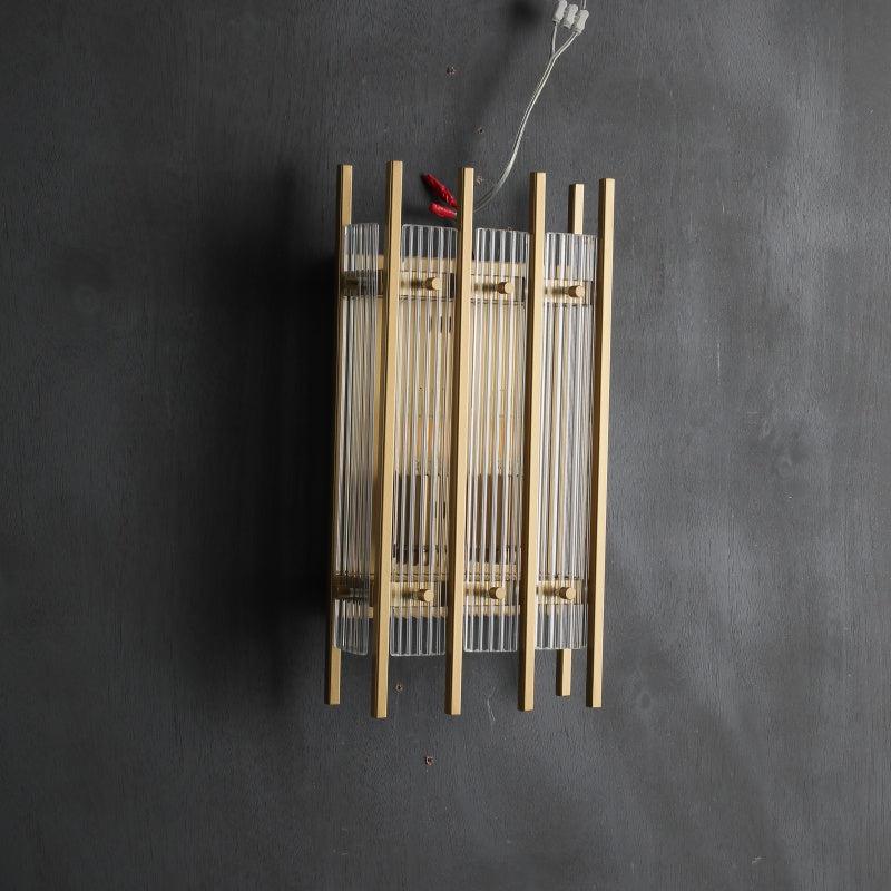 Sun Marco Glass Rectangular Wall Sconce