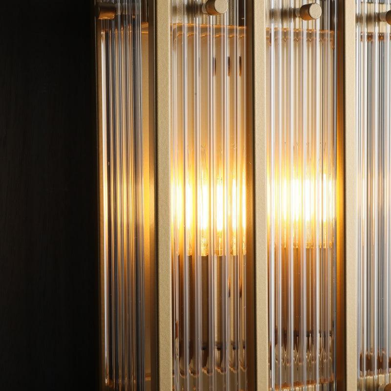 Sun Marco Glass Rectangular Wall Sconce