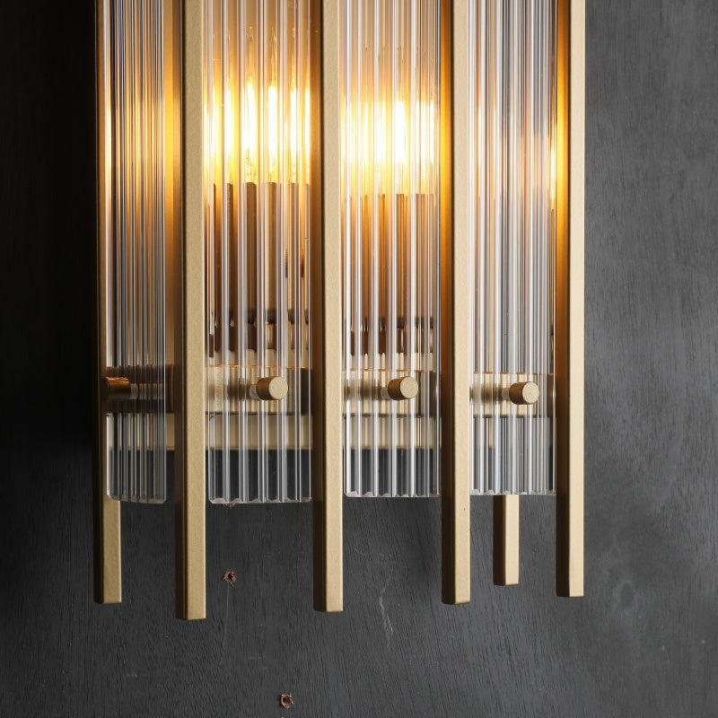 Sun Marco Glass Rectangular Wall Sconce