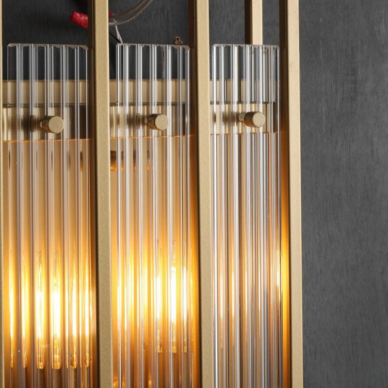 Sun Marco Glass Rectangular Wall Sconce