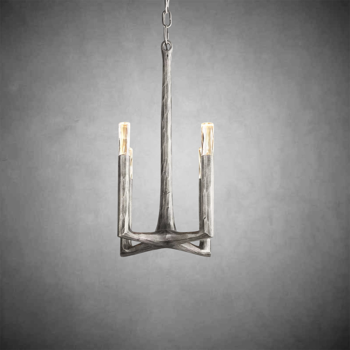 Thadeas Forged Pendant 12"