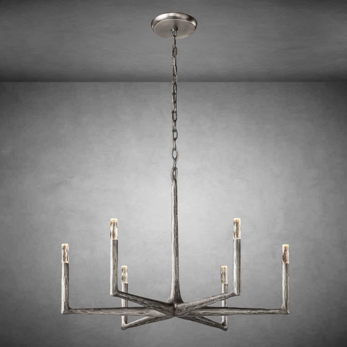Thadeas Forged Round Chandelier 36" 48” 60” 72”