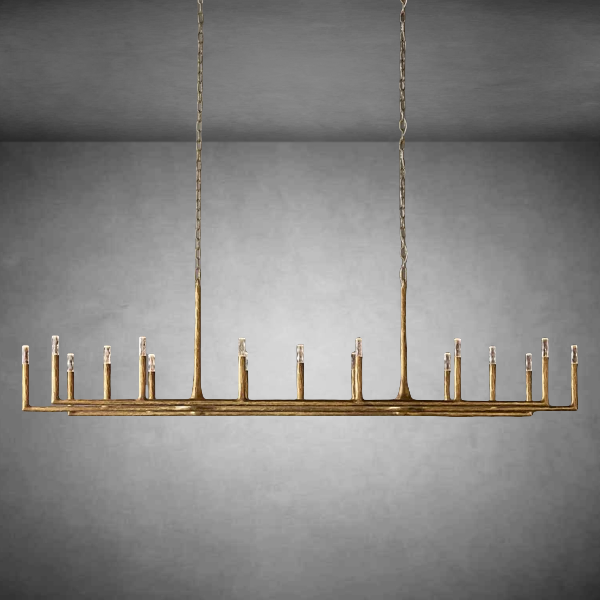Thadeas Linear Chandelier 54" 72" 96"