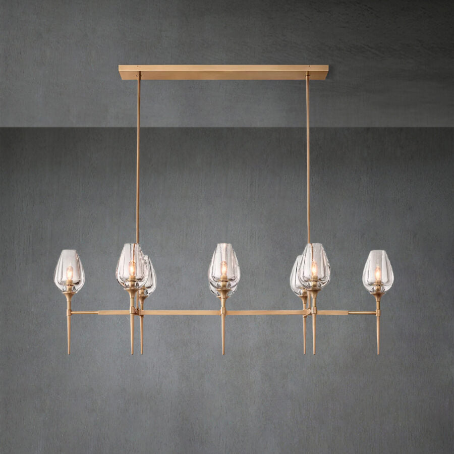 Tulipa Linear Chandelier 52''65''