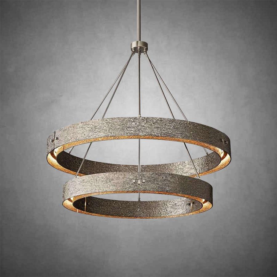 Vouvrey Two-Tier Round Chandelier D 60"