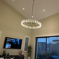 Arcachon Crystal Shades Round Chandelier 60"